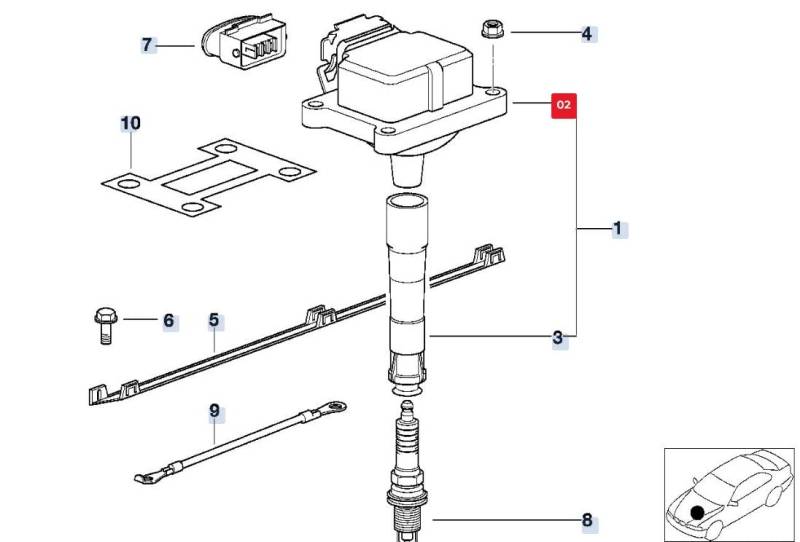 Bremi 11856T Zündspule von Bremi