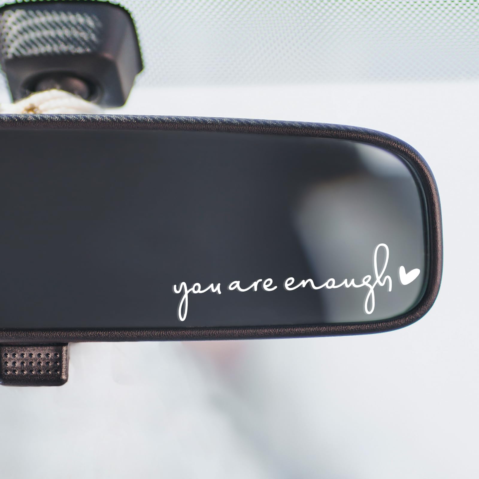 4 Stück Autoaufkleber You Are Enough Aufkleber Affirmations Autoaufkleber Rückspiegel Aufkleber Pvc Handgefertigt Heckscheibenaufkleber Autozubehör Selbstbestätigungsaufkleber Für Fahrer Frauen Männer 4 Stück Autoaufkleber You Are Enough Aufkleber Affirmations Autoaufkleber Rückspiegel Aufkleber Pvc Handgefertigt Heckscheibenaufkleber Autozubehör Selbstbestätigungsaufkleber Für Fahrer Frauen Männer von Bremorou