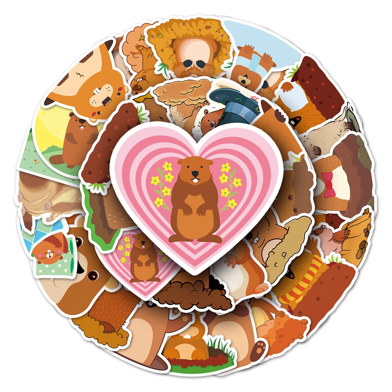 Bric Dodo 50 Stück Groundhog Aufkleber Auto Laptop Telefon Gitarre Skateboard Motorrad Fahrrad Groundhog Stickers Set Vinyl Wasserdicht Aesthetic Aufkleber für Jugendliche Kinder Erwachsene Bric Dodo 50 Stück Groundhog Aufkleber Auto Laptop Telefon Gitarre Skateboard Motorrad Fahrrad Groundhog Stickers Set Vinyl Wasserdicht Aesthetic Aufkleber für Jugendliche Kinder Erwachsene von Bric Dodo