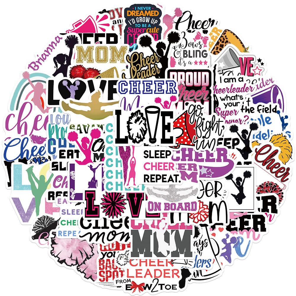 50 Stück Cheerleader Aufkleber Wasserflaschen Laptop Telefon Gitarre Skateboard Computer Koffer Fahrrad Cheerleaders Vinyl Stickers Wasserdicht Ästhetisch Aufkleber für Jugendliche Kinder Erwachsene 50 Stück Cheerleader Aufkleber Wasserflaschen Laptop Telefon Gitarre Skateboard Computer Koffer Fahrrad Cheerleaders Vinyl Stickers Wasserdicht Ästhetisch Aufkleber für Jugendliche Kinder Erwachsene von Bric Dodo