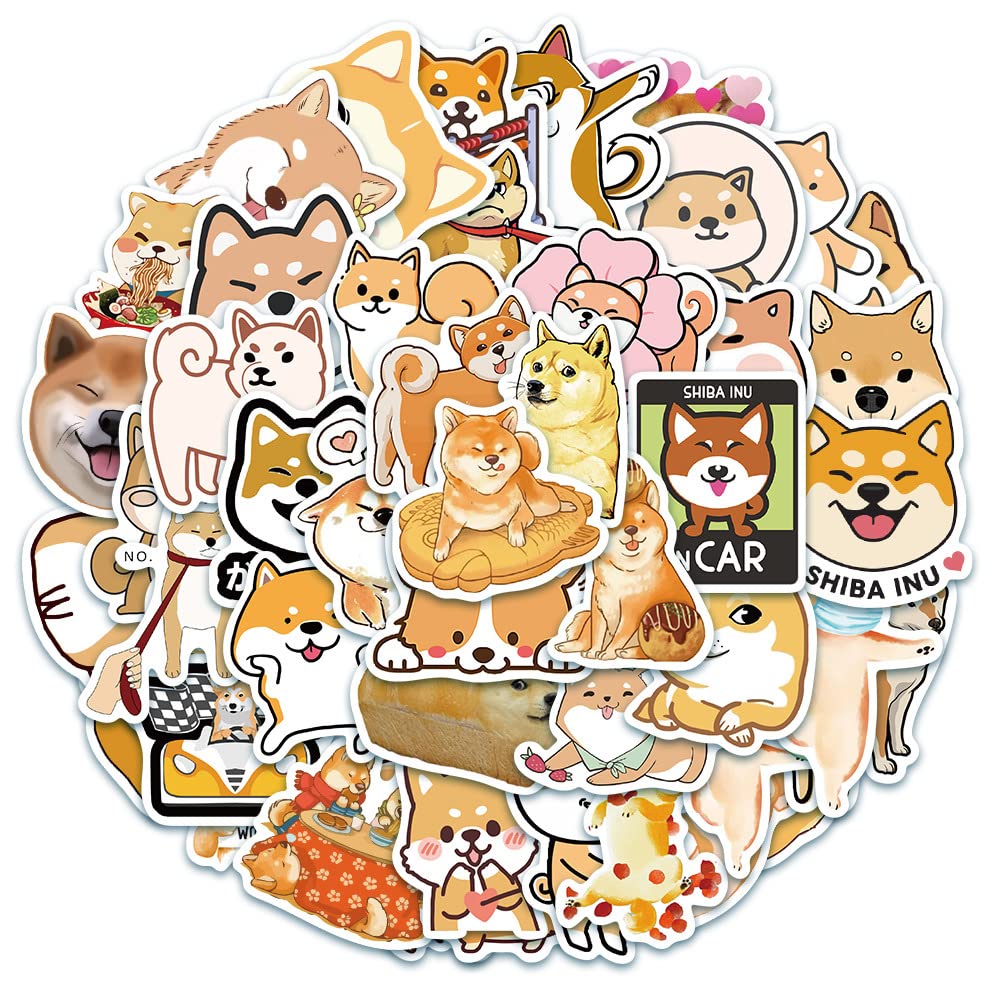 50 Stück Shiba Inu Aufkleber Wasserflaschen Laptop Telefon Gitarre Skateboard Computer Koffer Fahrrad Tiere Dog Vinyl Stickers Wasserdicht Ästhetisch Aufkleber für Jugendliche Kinder Erwachsene 50 Stück Shiba Inu Aufkleber Wasserflaschen Laptop Telefon Gitarre Skateboard Computer Koffer Fahrrad Tiere Dog Vinyl Stickers Wasserdicht Ästhetisch Aufkleber für Jugendliche Kinder Erwachsene von Bric Dodo