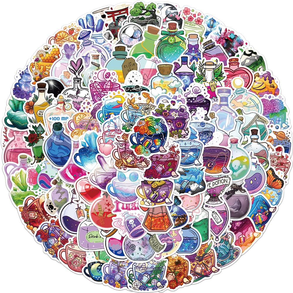 99 Stück Magie Aufkleber Wasserflaschen Laptop Telefon Gitarre Skateboard Computer Koffer Fahrrad Hexe Witch Vinyl Stickers Wasserdicht Ästhetisch Aufkleber für Jugendliche Kinder Erwachsene 99 Stück Magie Aufkleber Wasserflaschen Laptop Telefon Gitarre Skateboard Computer Koffer Fahrrad Hexe Witch Vinyl Stickers Wasserdicht Ästhetisch Aufkleber für Jugendliche Kinder Erwachsene von Bric Dodo