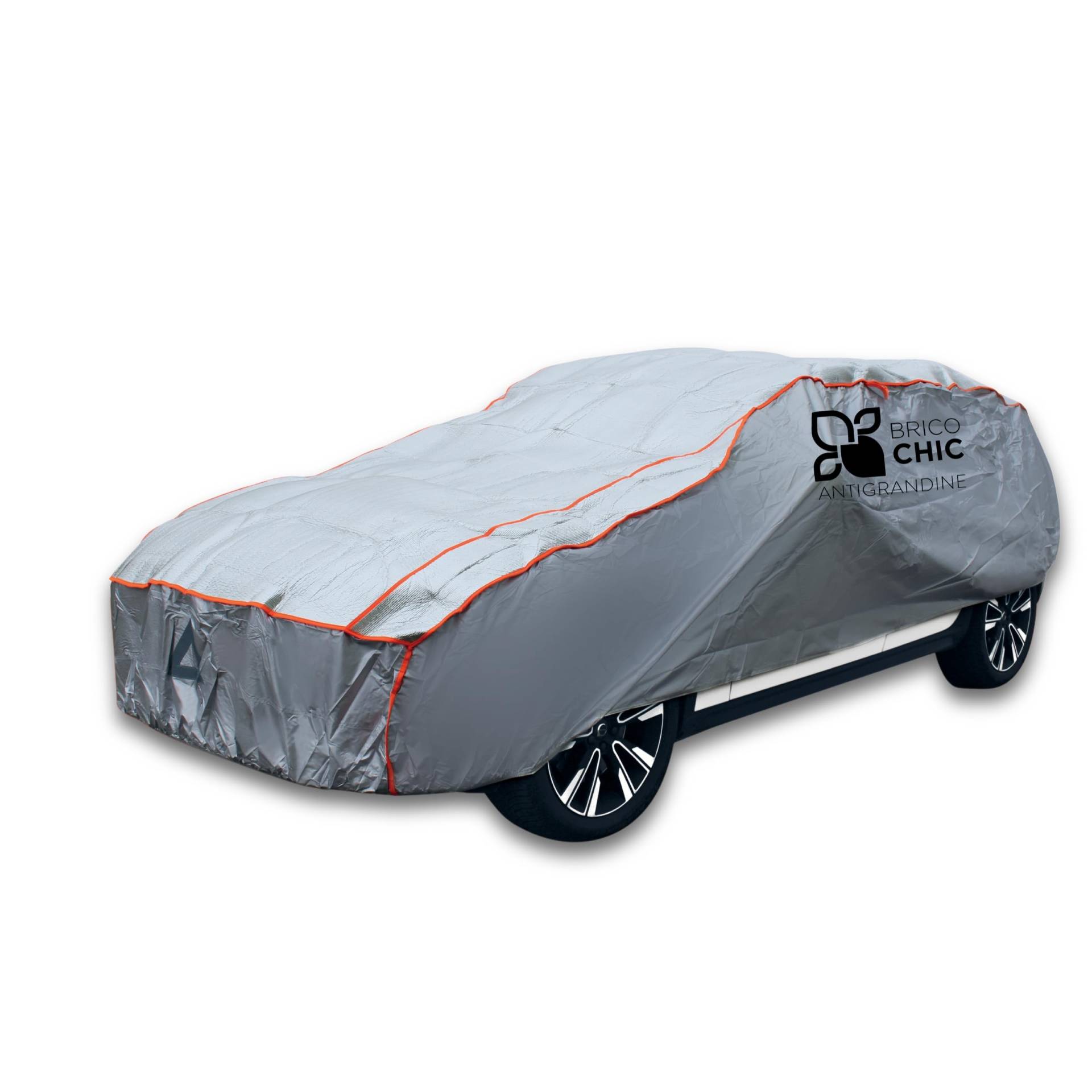 Brico Chic Autoabdeckung 480 x 178 x 119 cm, Hagelschutz, UV-Schutz, wasserdicht, strapazierfähig, für den Außenbereich, 4 Jahreszeiten, Größe L Brico Chic Autoabdeckung 480 x 178 x 119 cm, Hagelschutz, UV-Schutz, wasserdicht, strapazierfähig, für den Außenbereich, 4 Jahreszeiten, Größe L von Brico Chic