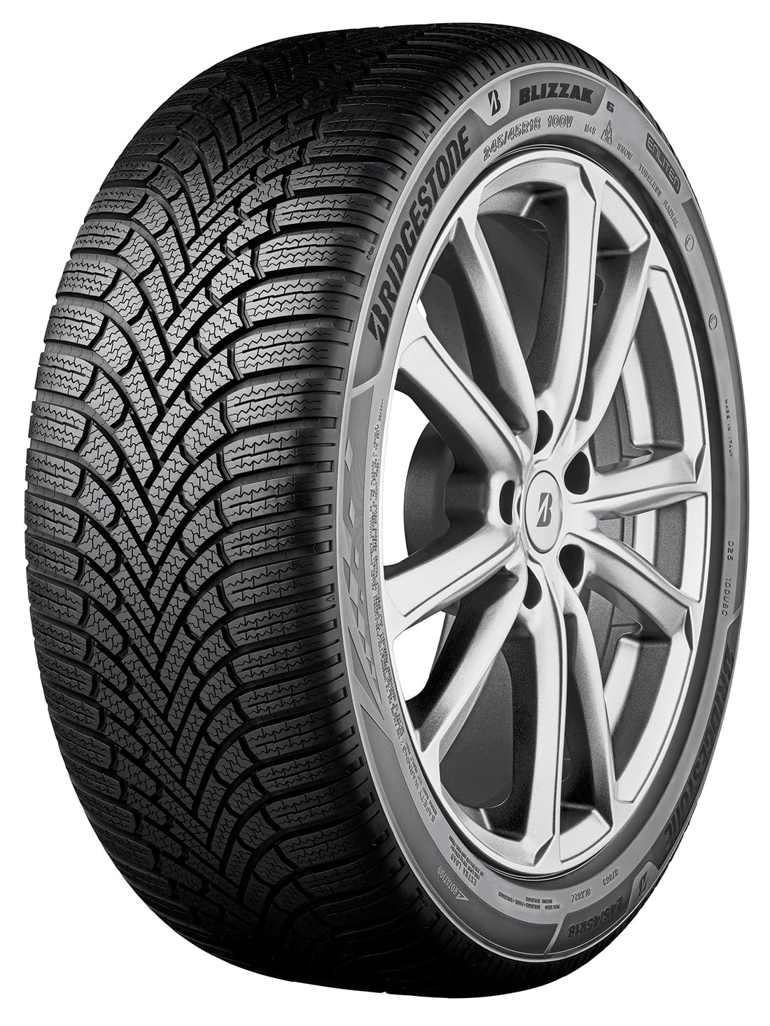 Bridgestone BLIZZAK 6 ENLITEN - 215/55 R18 99V XL - B/B/70 - Winterreifen (PKW & SUV) von Bridgestone
