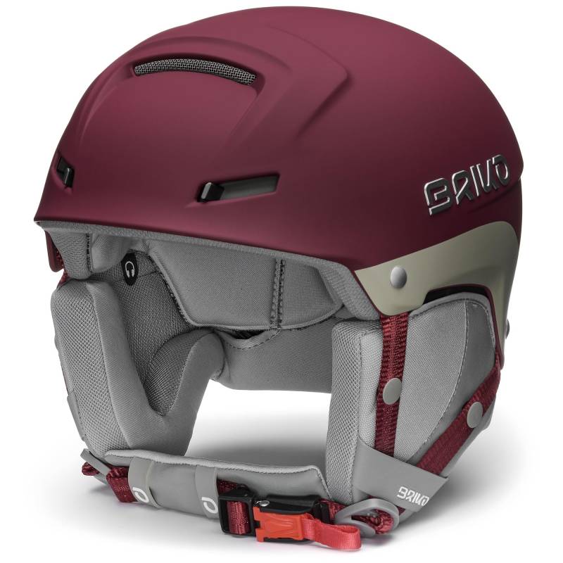Briko, Helmet Damen, Matt Tawny Port Plum-Nomad Beige, M/L von Briko