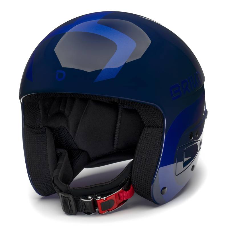 Briko, Helmet Uni Erwachsene, Shiny Downriver Blue-Metal Royal Blue, 52 von Briko