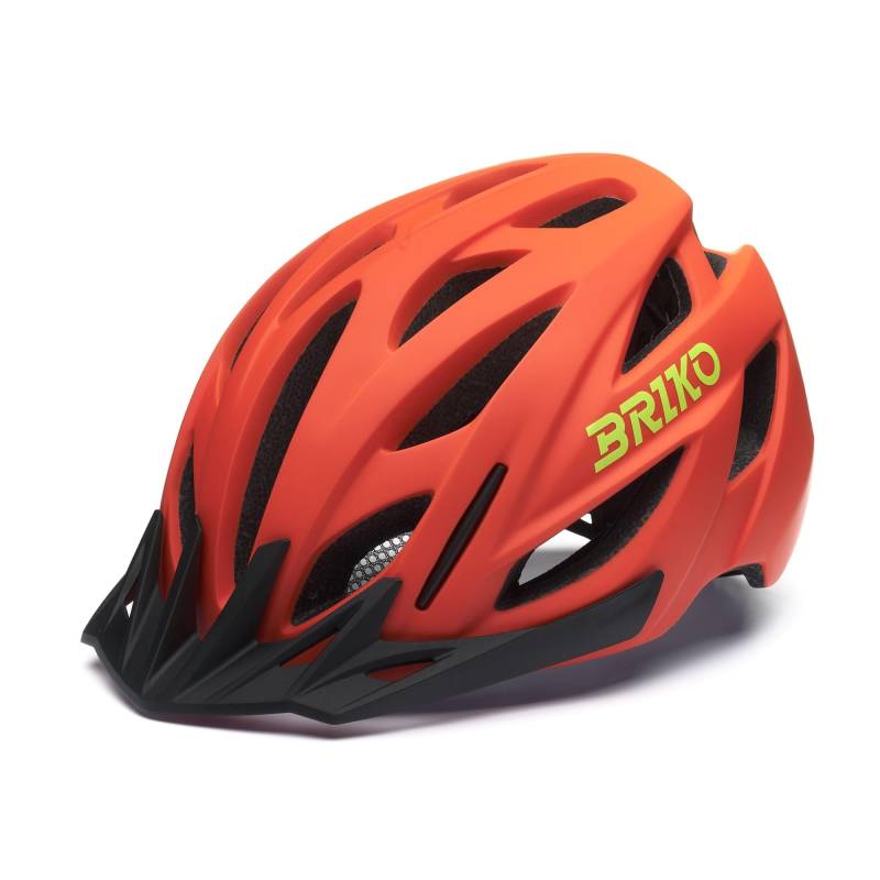 Briko GISLY, Helmet Unisex, Orange Schwarz, M von Briko