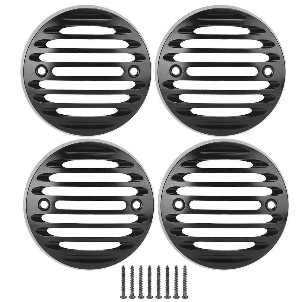 Brilluxa 4 Stück Blinkerschutz, Retro-CNC-Blinkergrill, kompatibel mit Royal Enfield Classic 500, Signallampenschutz für Motorradzubehör Brilluxa 4 Stück Blinkerschutz, Retro-CNC-Blinkergrill, kompatibel mit Royal Enfield Classic 500, Signallampenschutz für Motorradzubehör von Brilluxa