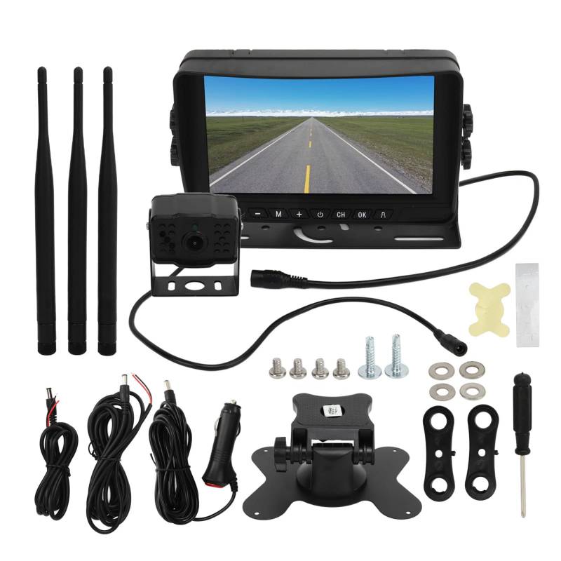 Brilluxa 7in Wireless Backup -Kamera, Echtzeit -Rückkehr -Kamera -Kit, IPS -LCD -Bildschirm, LKW -Anhänger -Wohnmobil -Wohnmobil - Van von Brilluxa