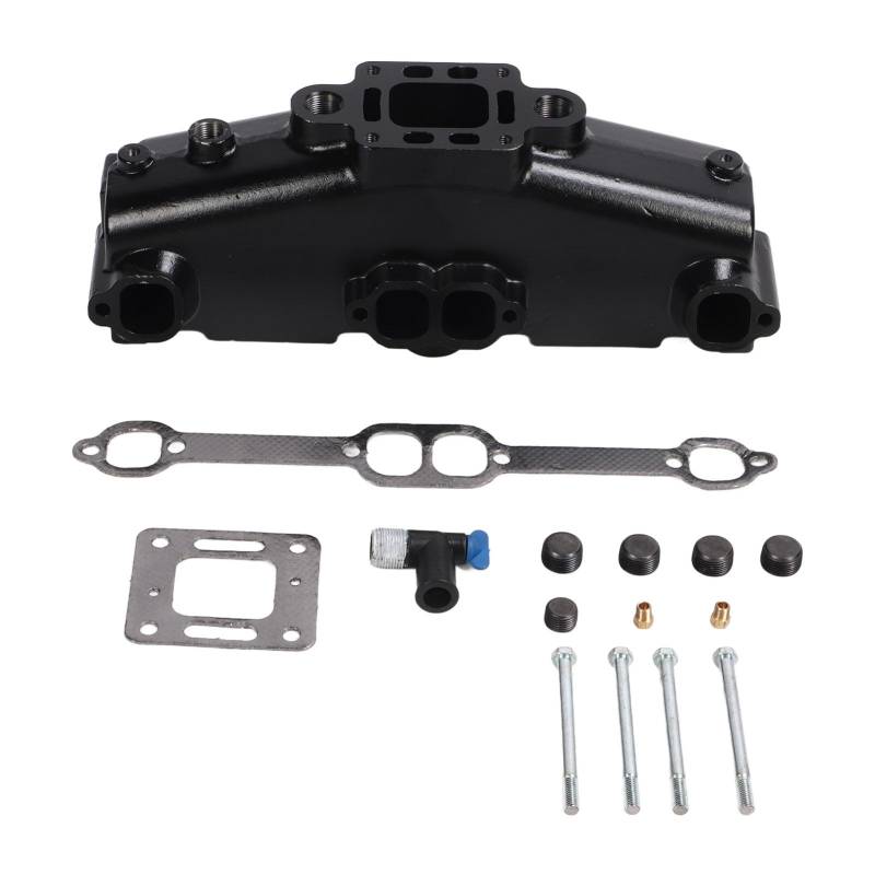 Brilluxa Auspuffkrümmer-Baugruppe, Marine-Auspuffkrümmer-Kit, Ersatz-Auspuffkrümmer-Set für MerCruiser V8 5.0L 5.7L 1983 bis 2003 87114 von Brilluxa