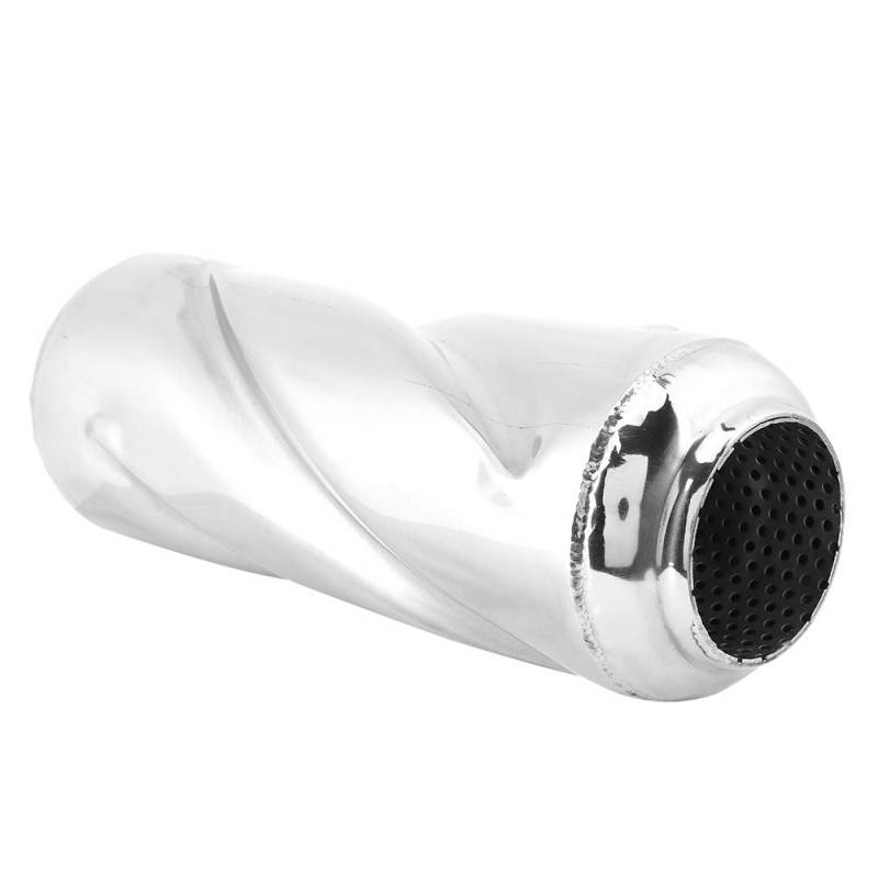 Brilluxa Auspuffrohr, Mittelrohr -Schalldämpfer, 2,5 Zoll dissipatives Tuning -Mufflerrohr Universal Car Accessoire von Brilluxa