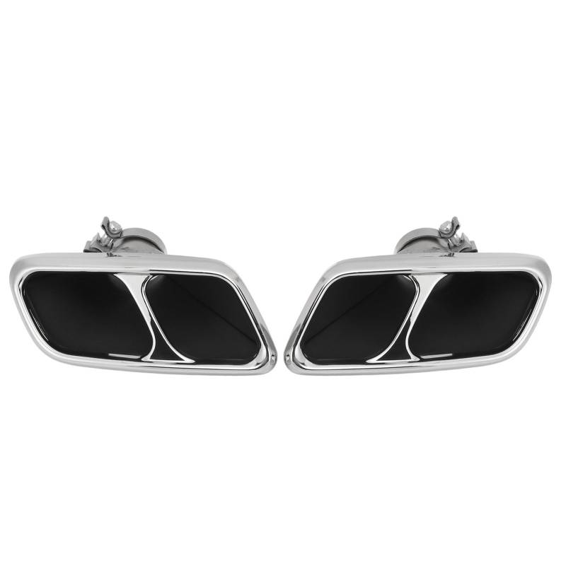 Brilluxa-Auspuffspitzen, Dual-Heck-Rohre, die mit Sport L494 SVR 2013-2022, Muffler-Endverkleidungs-Tipps, Edelstahlabgasauslass kompatibel sind, kompatibel von Brilluxa
