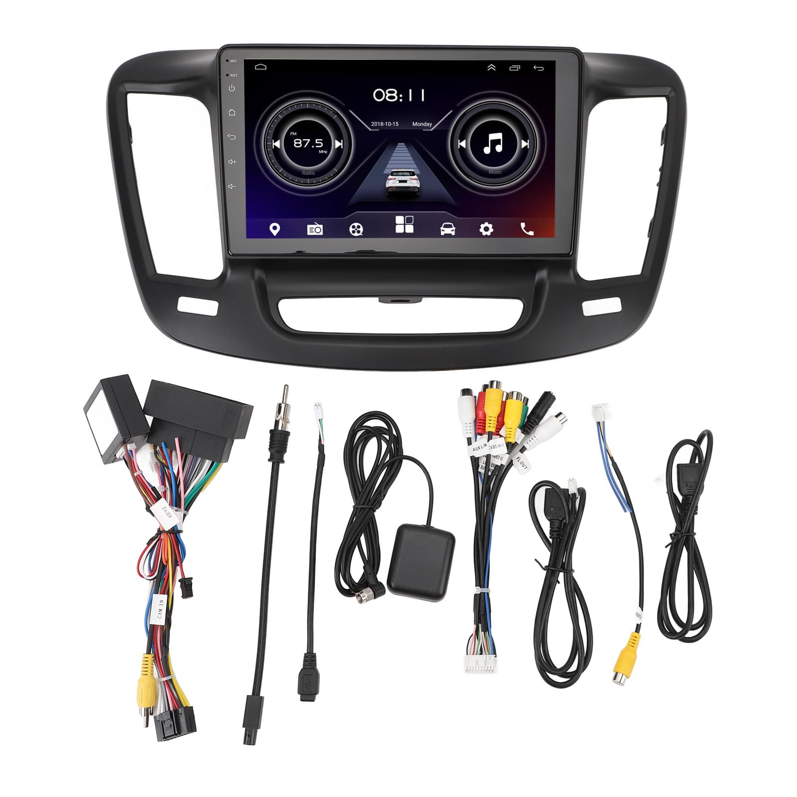 Brilluxa Car Radio, GPS-Navigationsbildschirm kompatibel mit 200 200c 200s 2015-2019, Android 12 Multimedia Stereo Player 9-Zoll-Touchscreen-System Brilluxa Car Radio, GPS-Navigationsbildschirm kompatibel mit 200 200c 200s 2015-2019, Android 12 Multimedia Stereo Player 9-Zoll-Touchscreen-System von Brilluxa