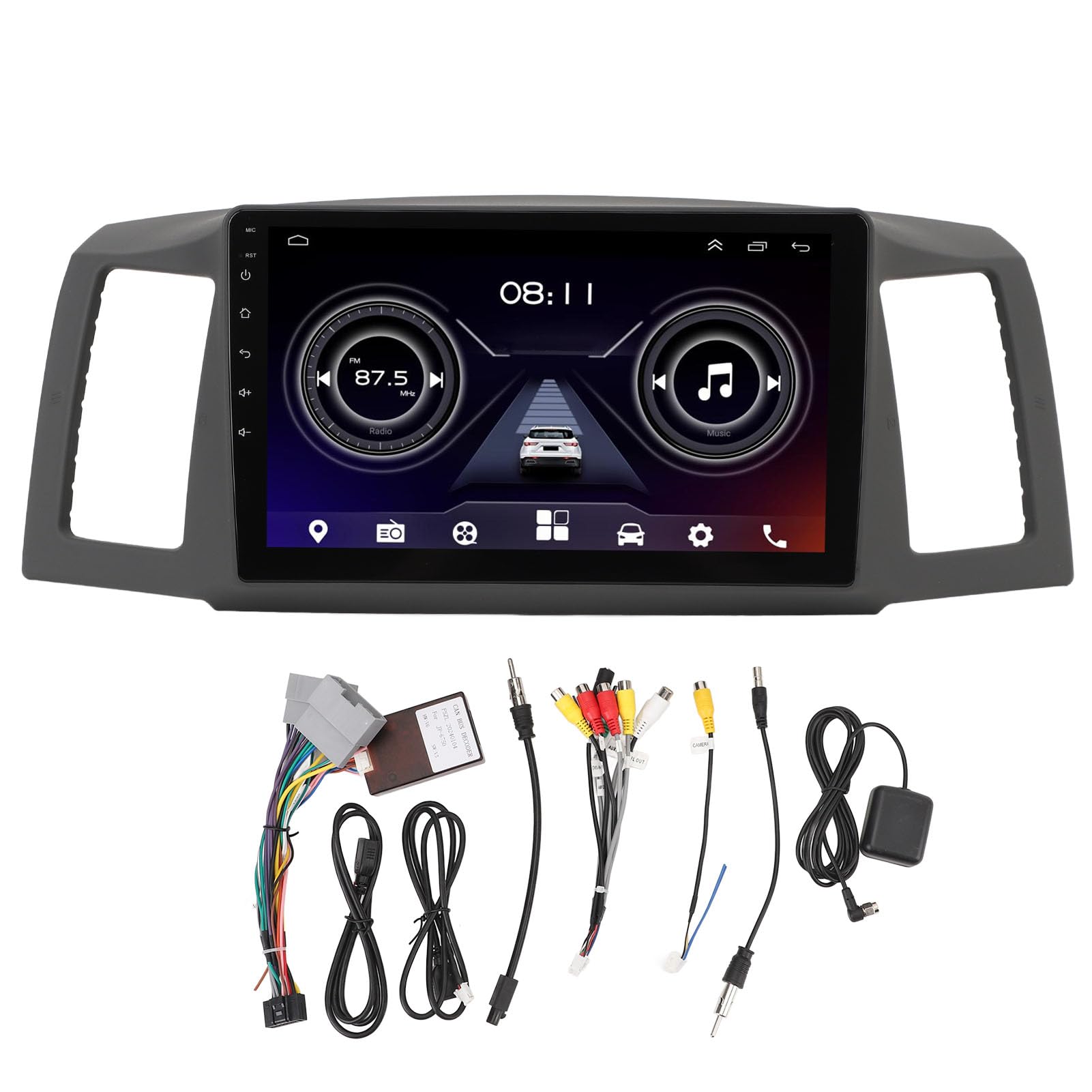 Brilluxa Car Stereo, Touchscreen -Radio, kompatibel mit 2004 bis 2007, Android 12 GPS -Einheit, Carplay -Navigationssystem Brilluxa Car Stereo, Touchscreen -Radio, kompatibel mit 2004 bis 2007, Android 12 GPS -Einheit, Carplay -Navigationssystem von Brilluxa