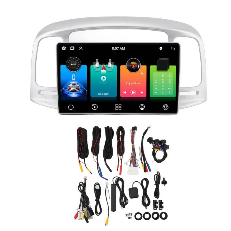 Brilluxa Car Stereo, Touchscreen -Radio, kompatibel mit Accent MC 2006–2011, Android Car Navigation System von Brilluxa