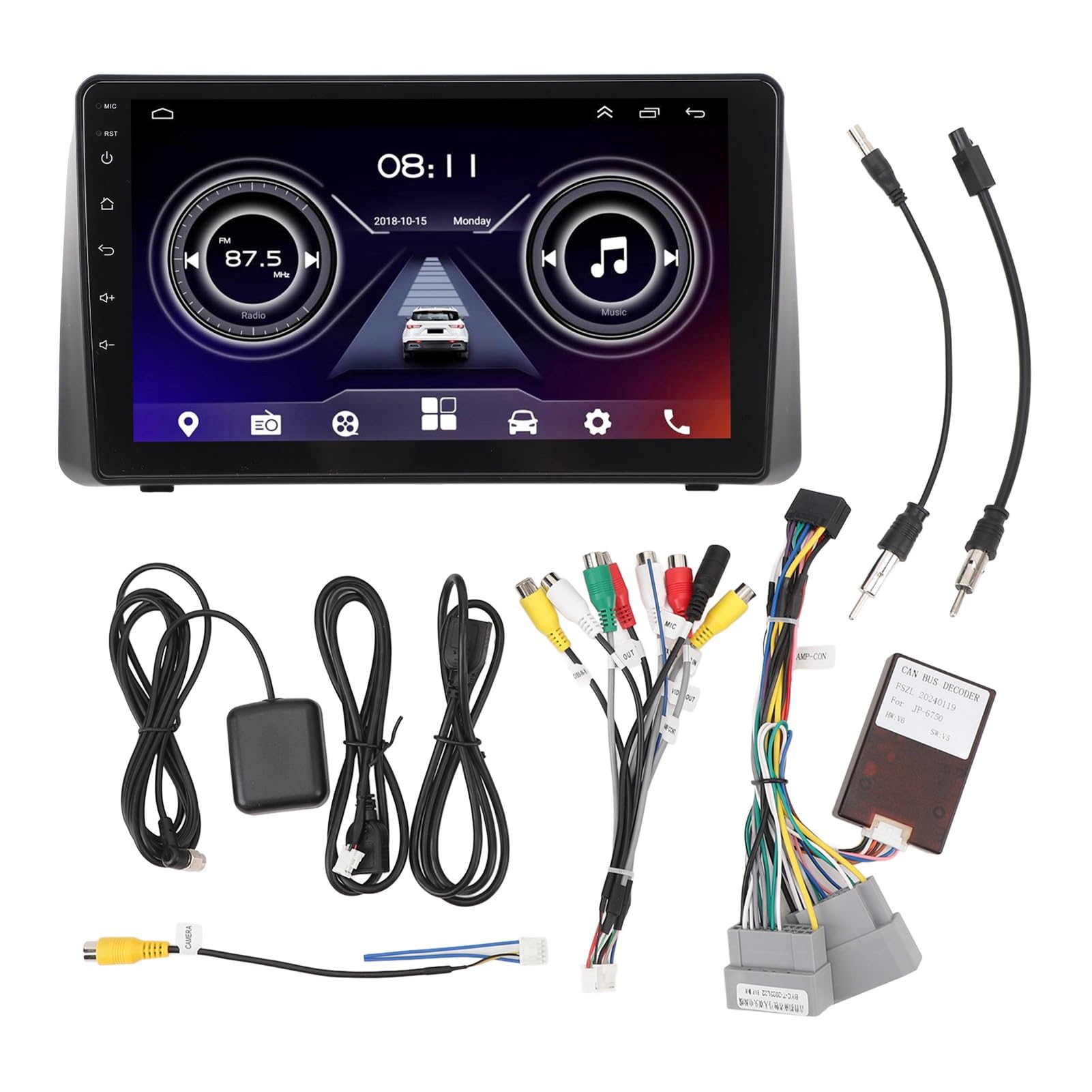 Brilluxa Car Stereo, Touchscreen -Radio kompatibel mit Grand Voyager 2011-2015, Android Auto CarPlay GPS -Navigationssystem 9 Zoll Einheit Brilluxa Car Stereo, Touchscreen -Radio kompatibel mit Grand Voyager 2011-2015, Android Auto CarPlay GPS -Navigationssystem 9 Zoll Einheit von Brilluxa