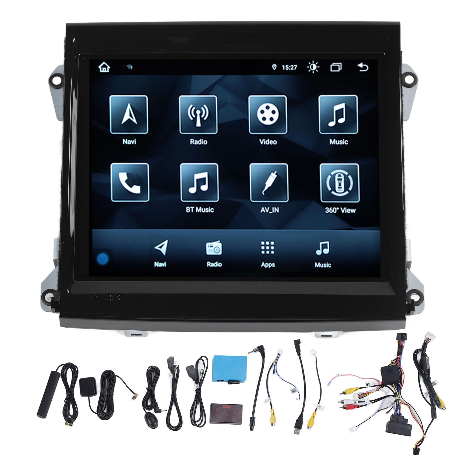 Brilluxa Car Stereo Radio, Touchscreen -Navigationssystem, kompatibel mit 92A 2011 bis 2015, Android 10 Carplay Unit (6+128g) von Brilluxa