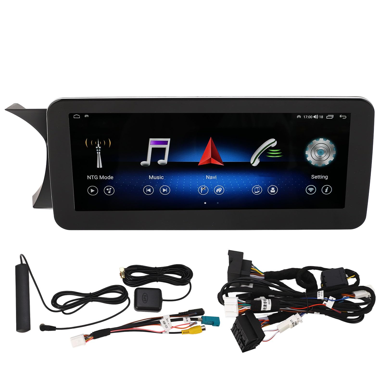 Brilluxa CarPlay Bildschirm Ersatz, GPS -Navigationsmonitor -Anzeige kompatibel mit C -Klasse W204 NTG4.5 10,25 Zoll Android 12 Touchscreen (LHD) von Brilluxa
