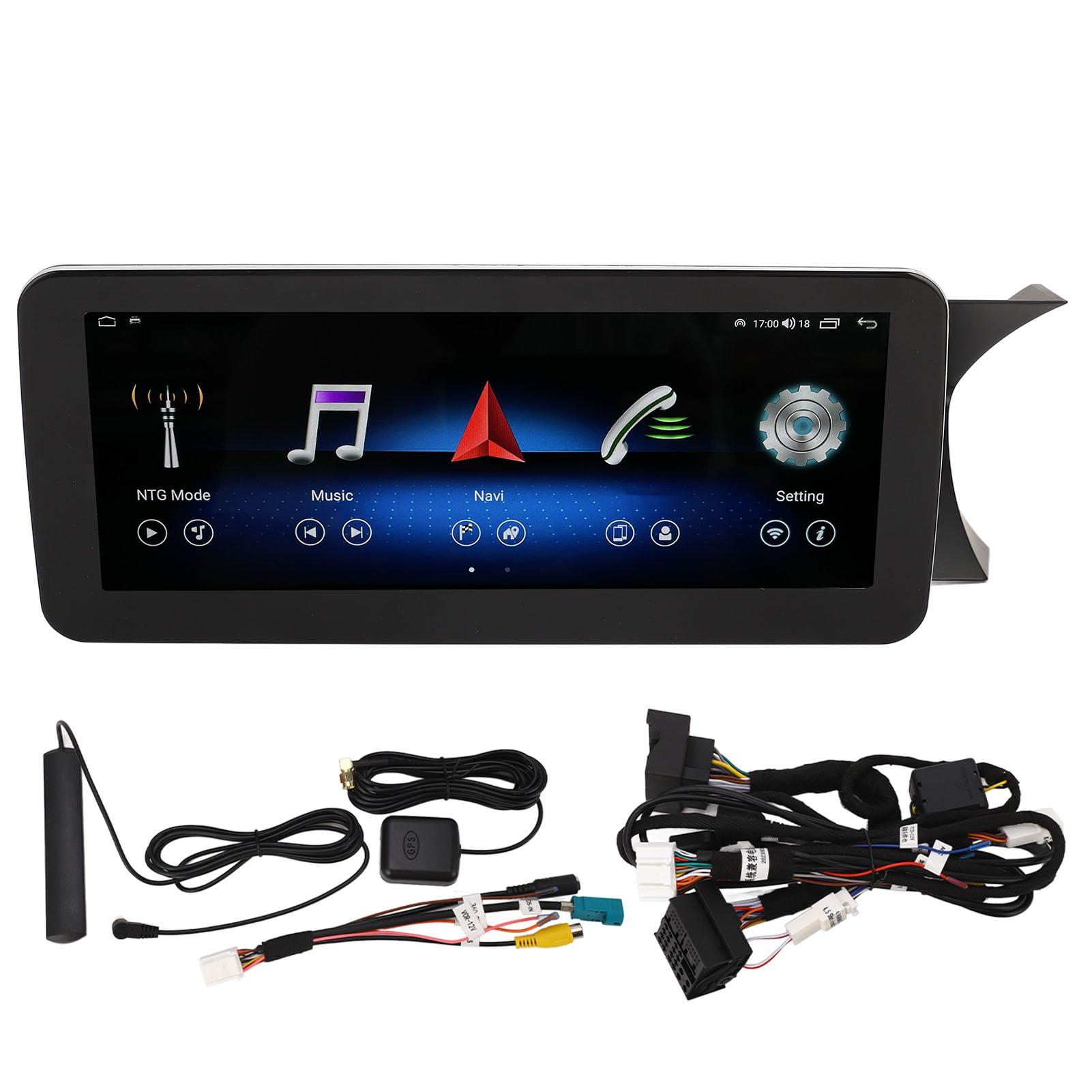 Brilluxa CarPlay Bildschirm Ersatz, GPS -Navigationsmonitor -Anzeige kompatibel mit C -Klasse W204 NTG4.5 10,25 Zoll Android 12 Touchscreen (Right Hand Drive) von Brilluxa