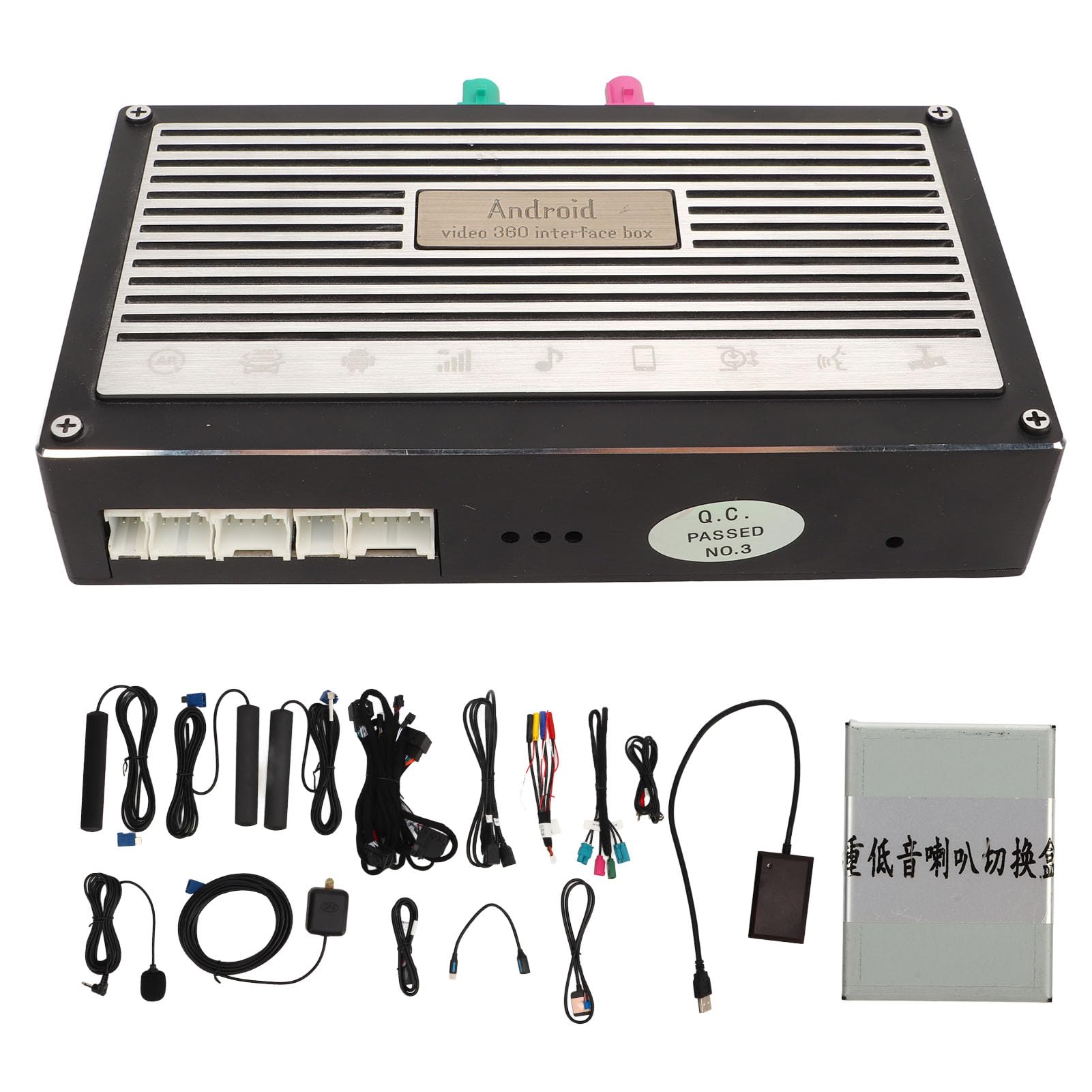 Brilluxa CarPlay Modul, Drahtlose Decoder Box, kompatibel mit E Klasse W213 NTG5.5, 8 Core Android Retro fit Panorama 360 Bild Ersatz (8+64G) von Brilluxa