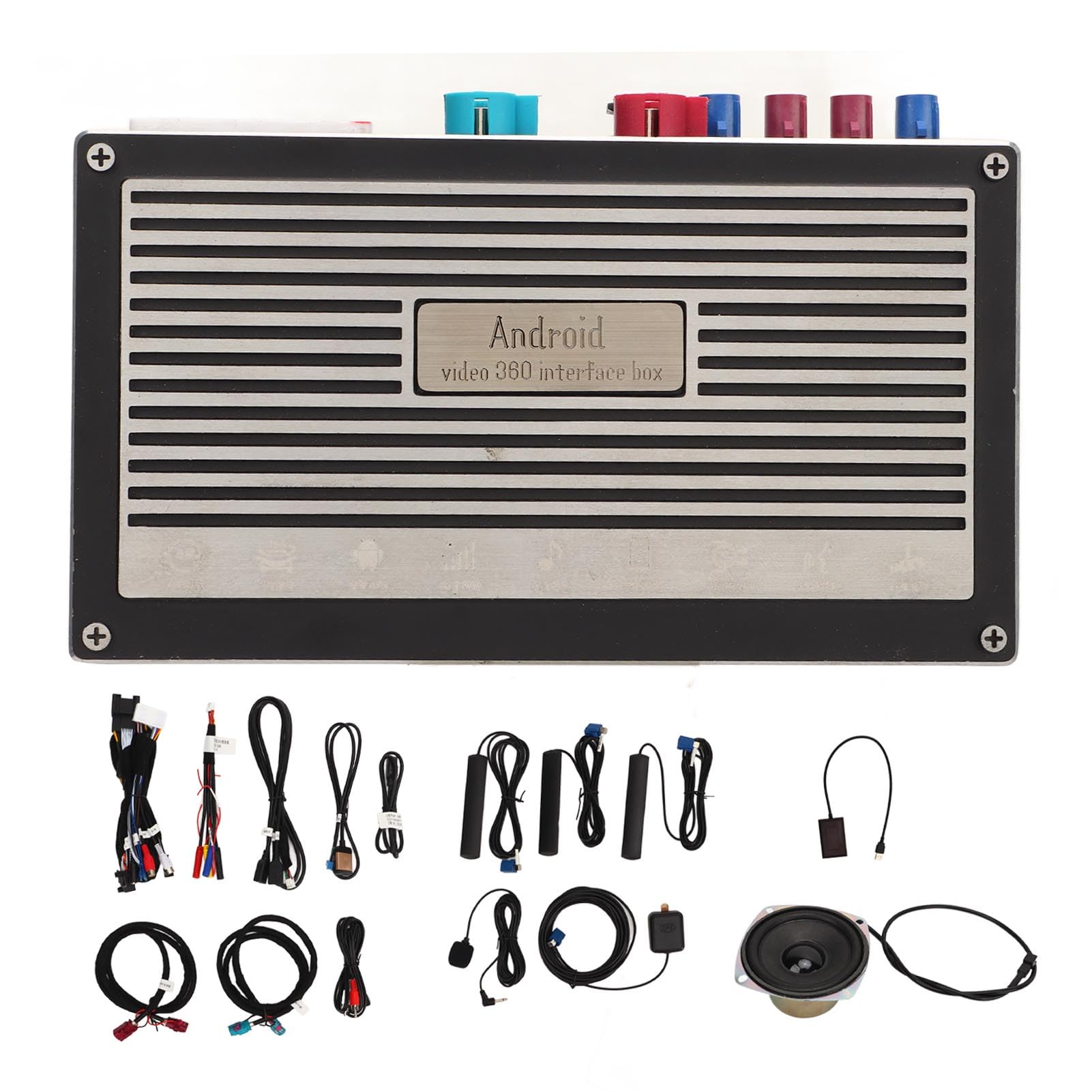 Brilluxa CarPlay -Modul, Nachrüstungsdecoder -Kit, kompatibel mit x1 x2 x3 x4 x5 x6 mgu System, Android 12 8 Core Panoramic 360 Bildgebungsmodul (8+128g) von Brilluxa