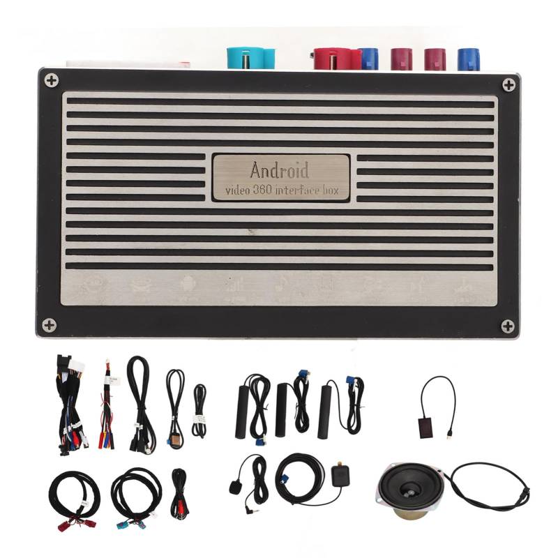 Brilluxa CarPlay -Modul, Nachrüstungsdecoder -Kit, kompatibel mit x1 x2 x3 x4 x5 x6 mgu System, Android 12 8 Core Panoramic 360 Bildgebungsmodul (8+128g) von Brilluxa