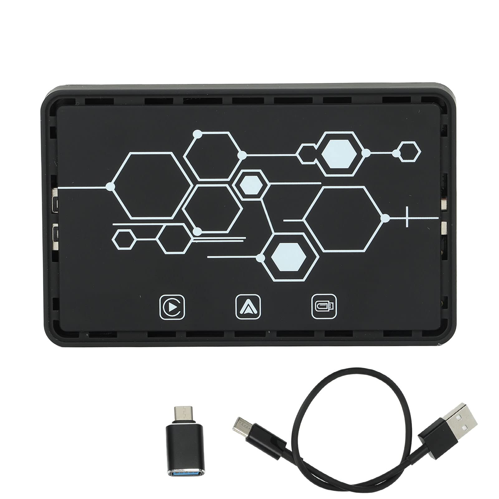 Brilluxa CarPlay Multimedia Box, drahtloser Adapter, verkabelt mit drahtlosen Carplay 3 in 1 Quad Core 64 -Bit -Schnelldatenübertragung Wireless CarPlay Multimedia Video Player Box Brilluxa CarPlay Multimedia Box, drahtloser Adapter, verkabelt mit drahtlosen Carplay 3 in 1 Quad Core 64 -Bit -Schnelldatenübertragung Wireless CarPlay Multimedia Video Player Box von Brilluxa