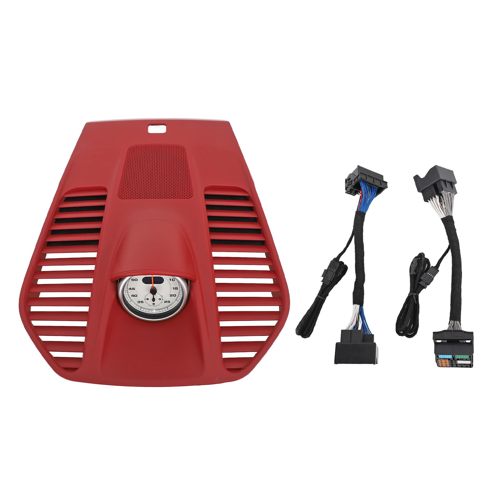 Brilluxa Dash Cover, Stopwatch -Uhr -Trim kompatibel mit 911 2012 bis 2018, Austausch von Dashboard Stopwatch Cover Kit Kit kompatibel (Weiß) von Brilluxa