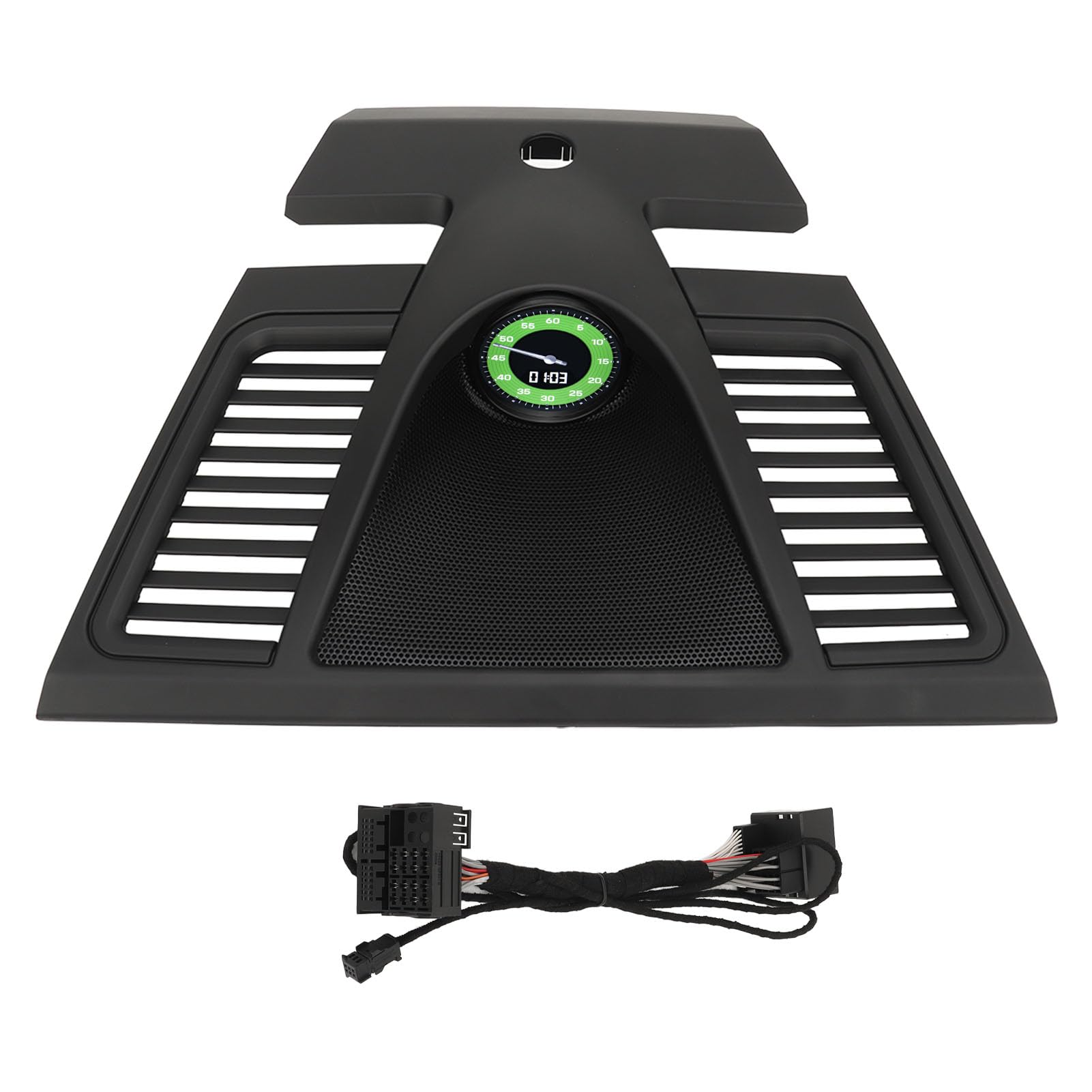 Brilluxa Dash Panel -Abdeckung, obere Mitte -Lünette kompatibel mit 2010 bis 2016, Stopwatch Dashboard Panel -Abdeckung Ersatz (Schwarz) von Brilluxa