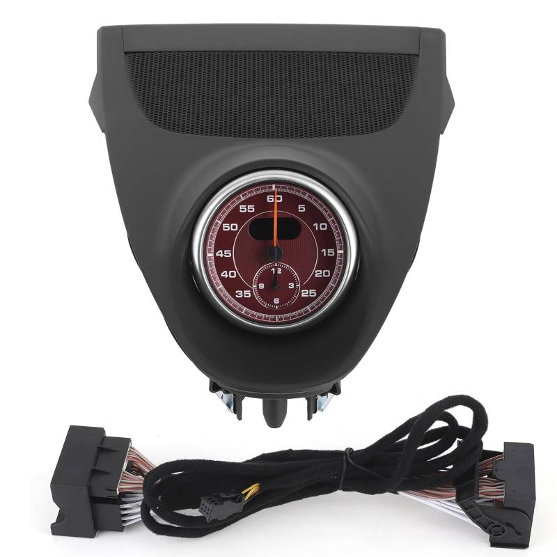 Brilluxa Dashboard Panel-Abdeckung, Taktverkleidung kompatibel mit 718 2016-2020, Instrumentencluster-Panel, obere Dashabdeckung (Red meter) von Brilluxa