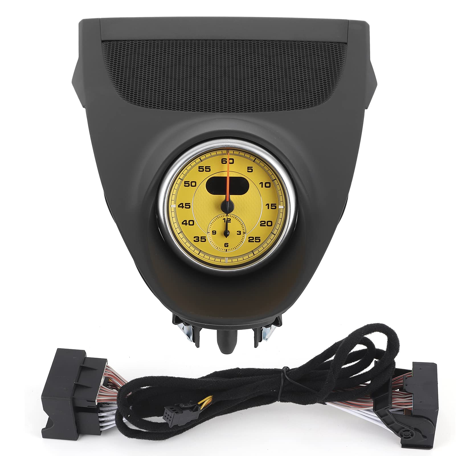Brilluxa Dashboard Panel-Abdeckung, Taktverkleidung kompatibel mit 718 2016-2020, Instrumentencluster-Panel, obere Dashabdeckung (Yellow meter) von Brilluxa
