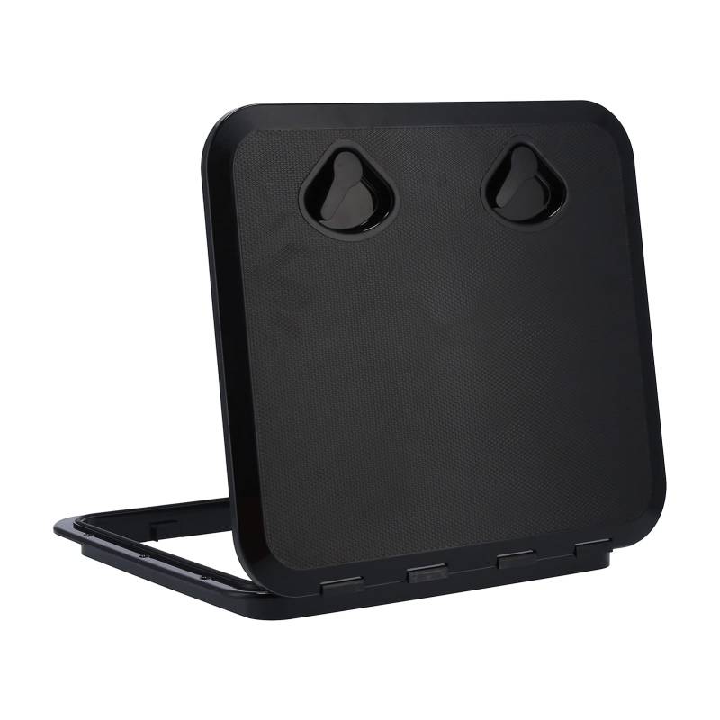 Brilluxa Deck Access Hatch, Marine Boat Inspektionsabdeckung, Anti -UV -Lukenabdeckung mit Schloss, 20x18in Huke -Accessoire (Schwarz) von Brilluxa