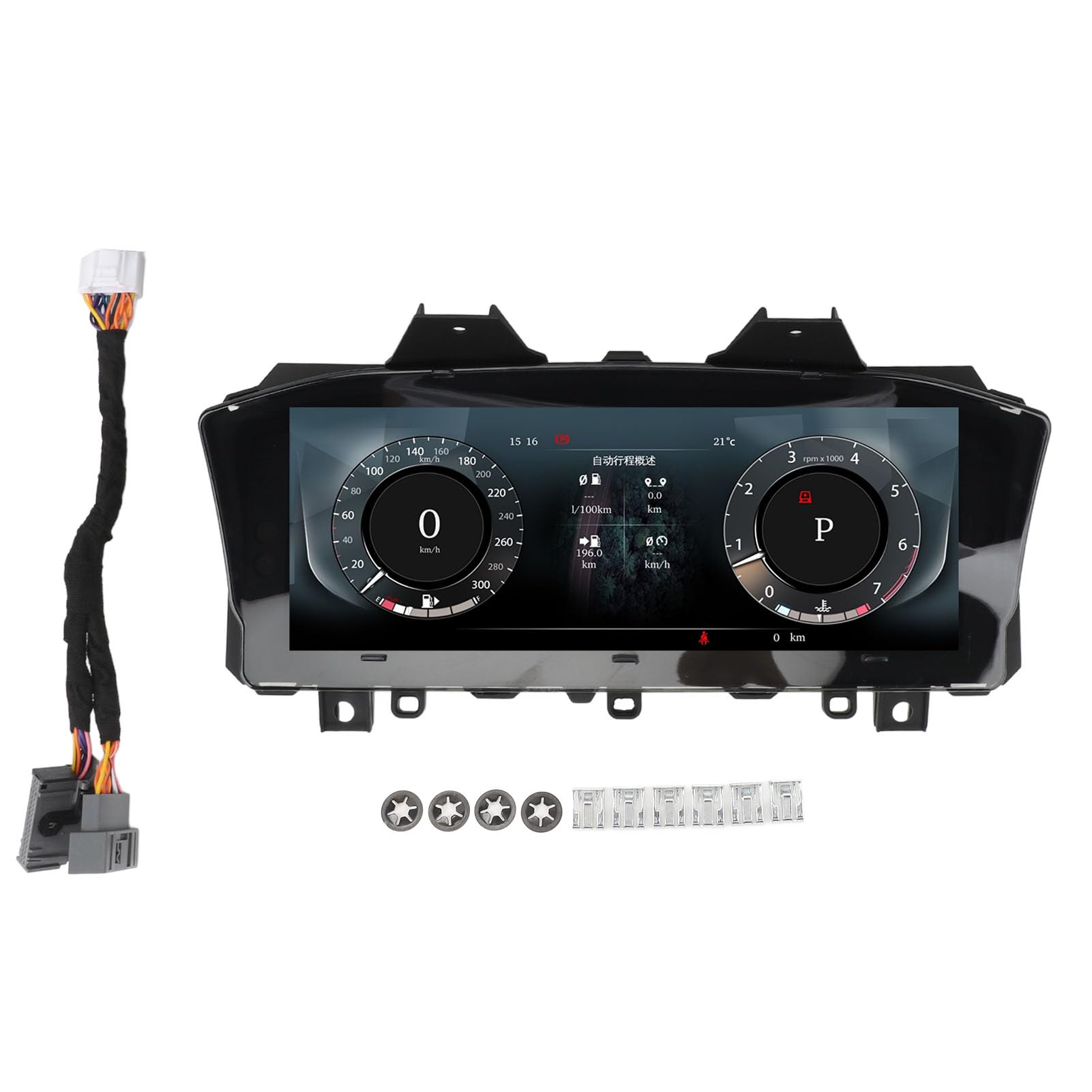 Brilluxa Digital Cluster, LCD -Tachometerplatte kompatibel mit L405 2013 bis 2017, 12,3 -Zoll -Dashboard -Instrumentenanzeige Brilluxa Digital Cluster, LCD -Tachometerplatte kompatibel mit L405 2013 bis 2017, 12,3 -Zoll -Dashboard -Instrumentenanzeige von Brilluxa