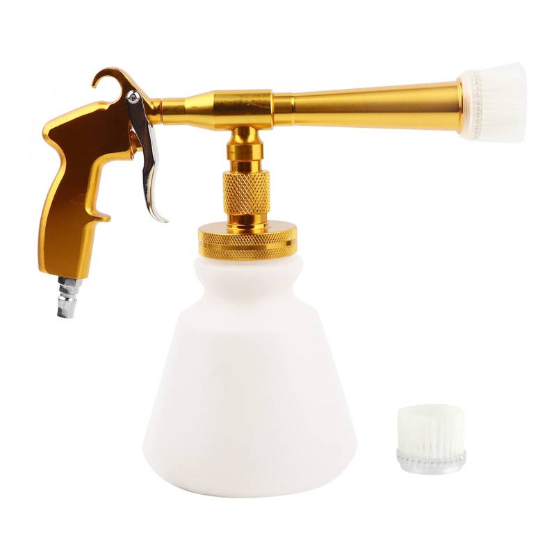 Brilluxa Druckwaschpistole, Hochdrucksprühgerät, 6,2 bis 9,5 kg Power Waschmaschinenpistole für Autokubstechnik, Automobilreinigungsspray -Werkzeug, Wasserstrahlreinigungswaffe (Gold) von Brilluxa