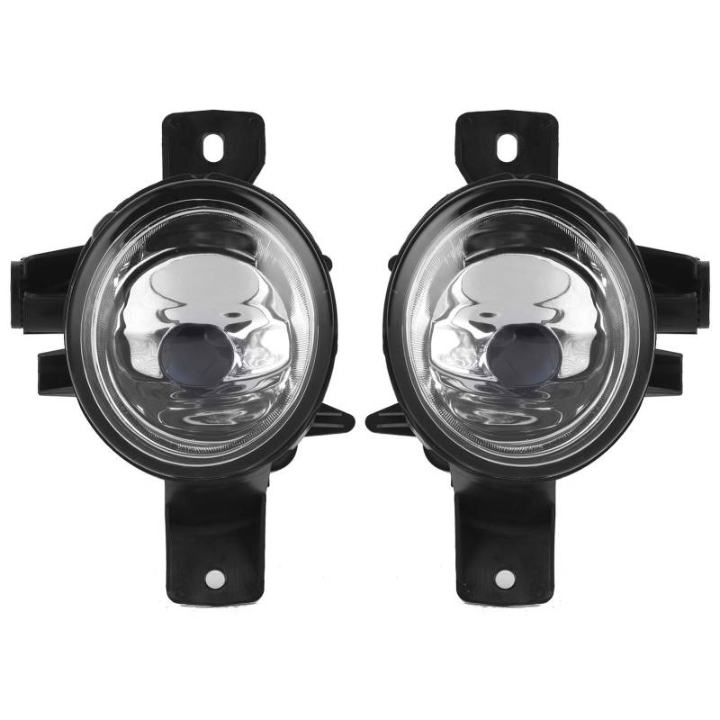 Brilluxa Fog Light Cover, Lampenhalter Lünette kompatibel mit E71 E72 X6 2008-2012, Stoßfänger Nebelrahmen 63177187631 63177187632 von Brilluxa