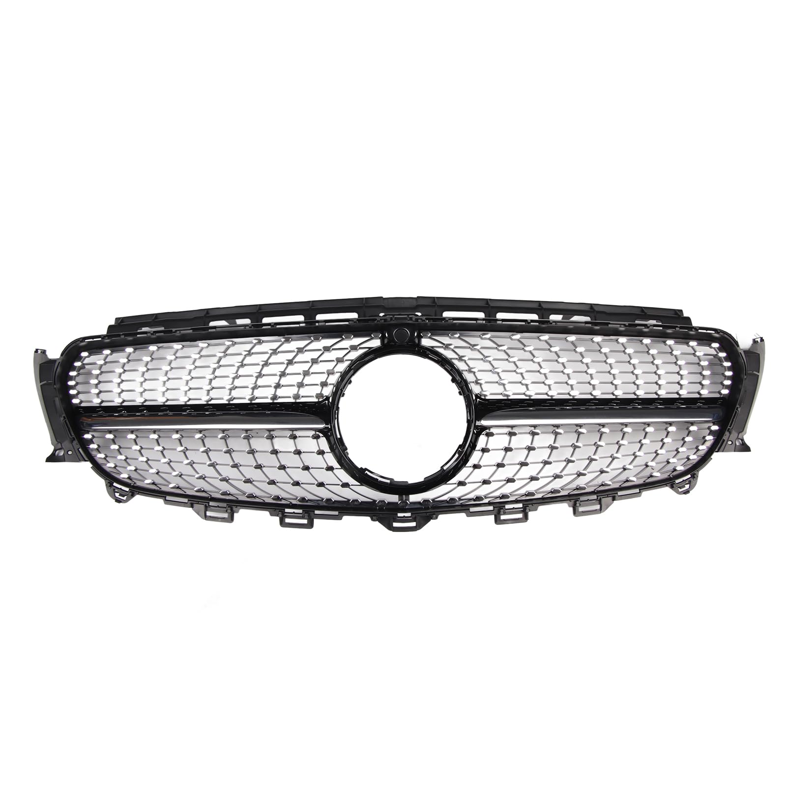 Brilluxa Frontgrill, Diamond Mesh Stoßfänger Grill kompatibel mit W213 E Klasse 2016-2019 Gloss Black Frontgrill Ersatz Diamond Style Grill Einsatz Brilluxa Frontgrill, Diamond Mesh Stoßfänger Grill kompatibel mit W213 E Klasse 2016-2019 Gloss Black Frontgrill Ersatz Diamond Style Grill Einsatz von Brilluxa