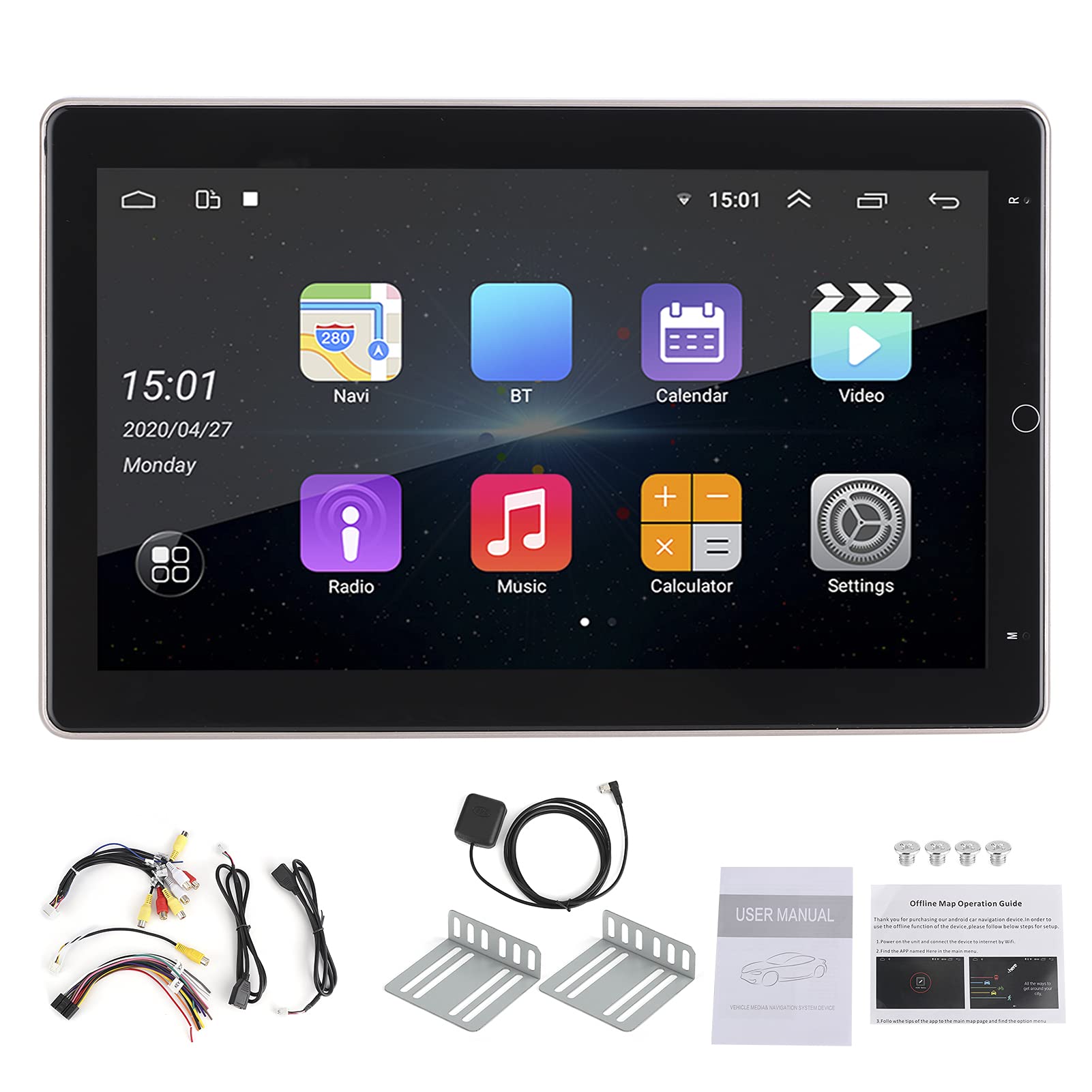Brilluxa GPS-Display, Navigationsbildschirm, Auto-Multimedia-Player 10.1in, Offline-Karten-Radio-Video-Einheit, Mehrsprachen-Support-Gerät Brilluxa GPS-Display, Navigationsbildschirm, Auto-Multimedia-Player 10.1in, Offline-Karten-Radio-Video-Einheit, Mehrsprachen-Support-Gerät von Brilluxa