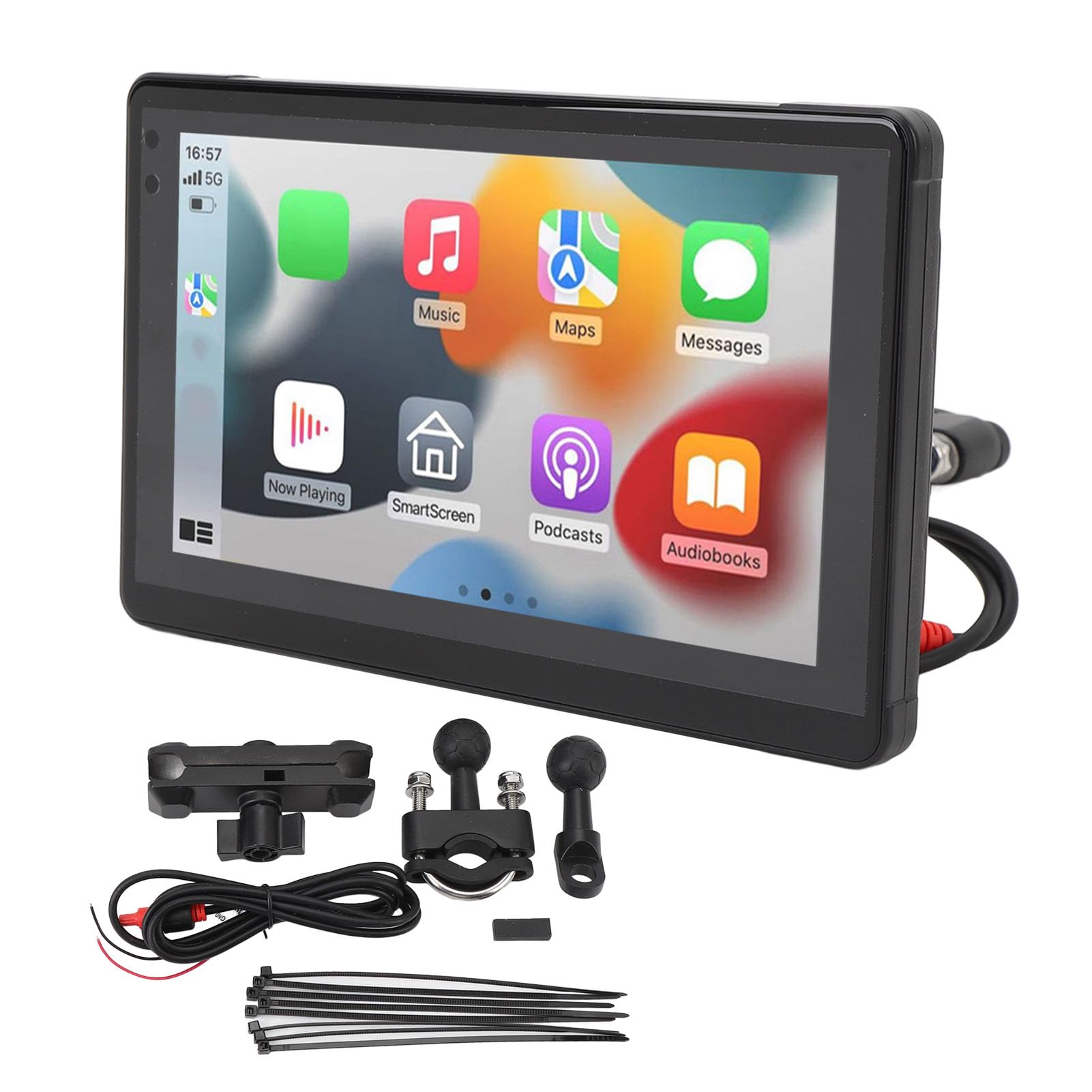 Brilluxa GPS -Navigation, Motorrad -Touchscreme Bluetooth GPS kompatibel mit CarPlay Android Auto, 7 Zoll rotierbares Reittier, IPX7 -Wasserdichte Navigationssystem Brilluxa GPS -Navigation, Motorrad -Touchscreme Bluetooth GPS kompatibel mit CarPlay Android Auto, 7 Zoll rotierbares Reittier, IPX7 -Wasserdichte Navigationssystem von Brilluxa