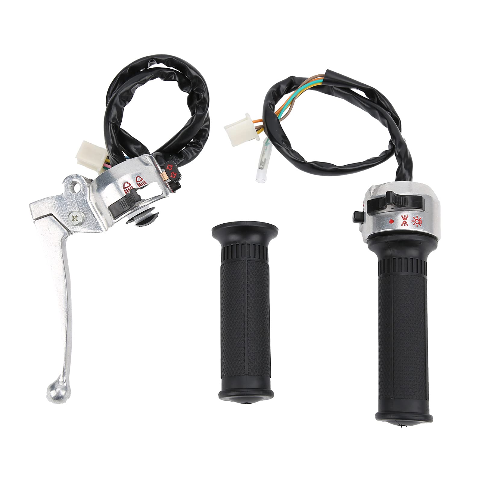 Brilluxa Gas Grip Assembly, kompatibel mit Affe Z50 Z50J G50F 50cc, Lenkergreiferschalter mit Kabelbaum, bremshebel Grip Set, Gassteuergrad Asse Brilluxa Gas Grip Assembly, kompatibel mit Affe Z50 Z50J G50F 50cc, Lenkergreiferschalter mit Kabelbaum, bremshebel Grip Set, Gassteuergrad Asse von Brilluxa