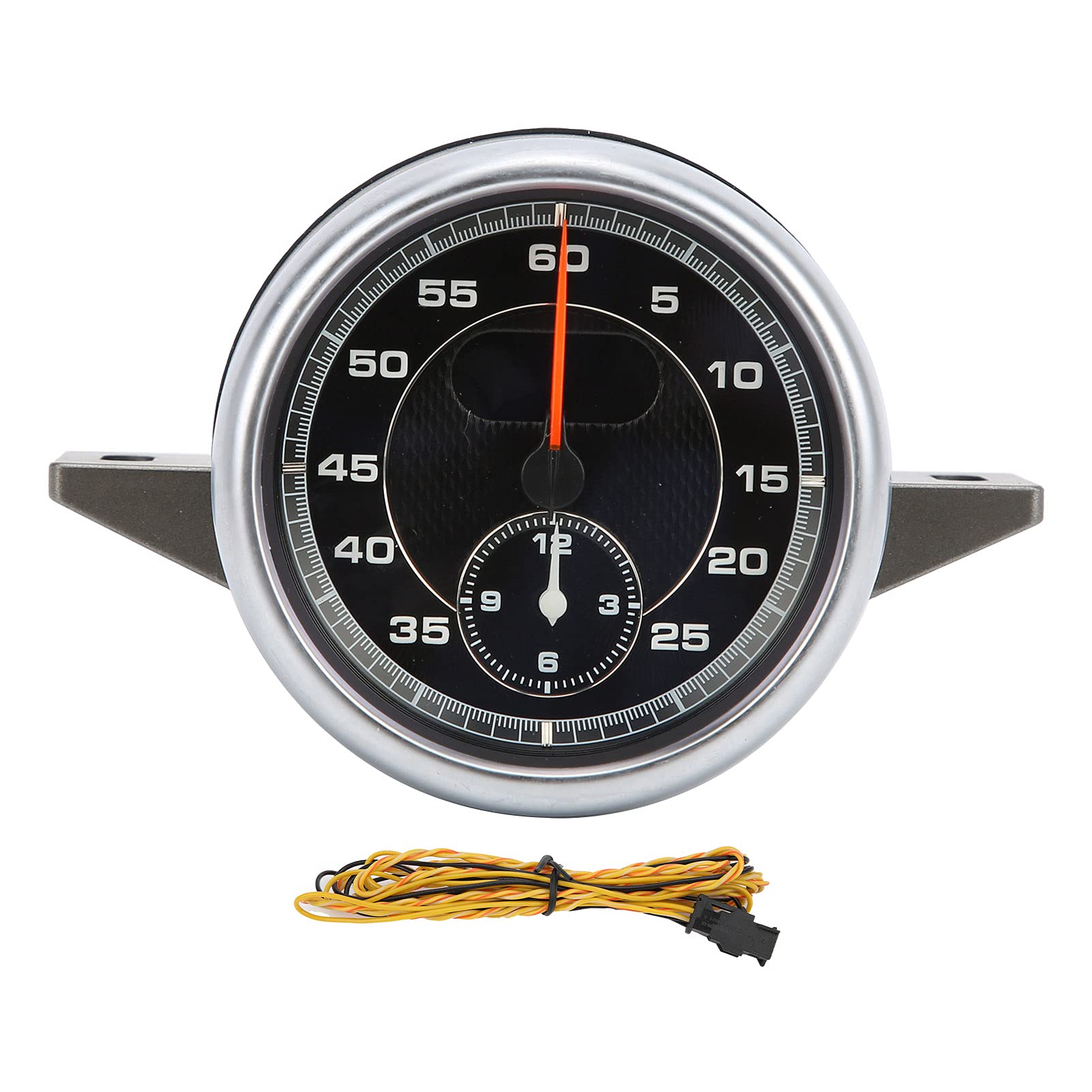 Brilluxa Gauge Clock, Dashboard-Messgerät, kompatibel mit 2010-2016, Instrument-Clusteruhr-Austausch, Teil des Autokontrollenteils (Negro) von Brilluxa