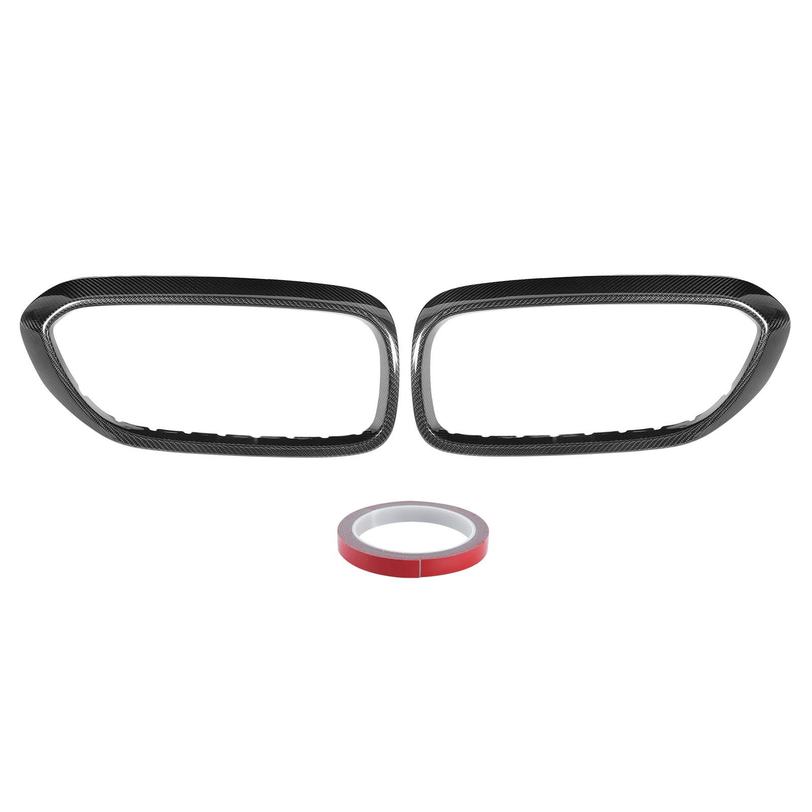 Brilluxa Grill Insert Trimm, Kohlefaser-Kühlergrillschutz kompatibel mit 5er G30 G38 2017-2020, linker rechts Kühlergrillabdeckung, vordere Stoßfänger Grillplatte Brilluxa Grill Insert Trimm, Kohlefaser-Kühlergrillschutz kompatibel mit 5er G30 G38 2017-2020, linker rechts Kühlergrillabdeckung, vordere Stoßfänger Grillplatte von Brilluxa