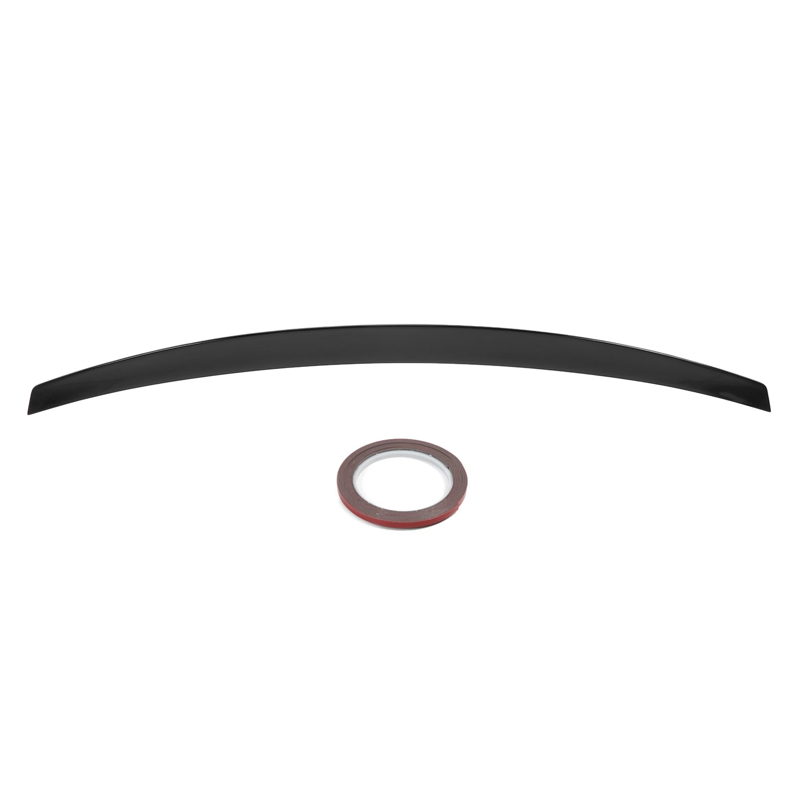 Brilluxa Heckstamm Spoiler, Leichte Kofferlippenlippe kompatibel mit MX-5 Miata ND 2016 bis 2022, MX-5 Miata Spoiler für eine verbesserte Stabilität (Helles Schwarz) von Brilluxa
