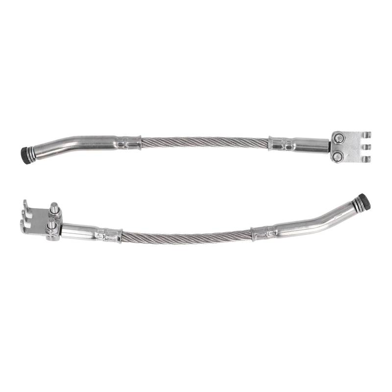 Brilluxa Ice Croboper Kit, 2pcs Schneemobil -Track -Scrapers kompatibel mit 2‑1 2in Spurhöhen, Universal Snowmobile Claw Ice Scraper Set 1201DF von Brilluxa