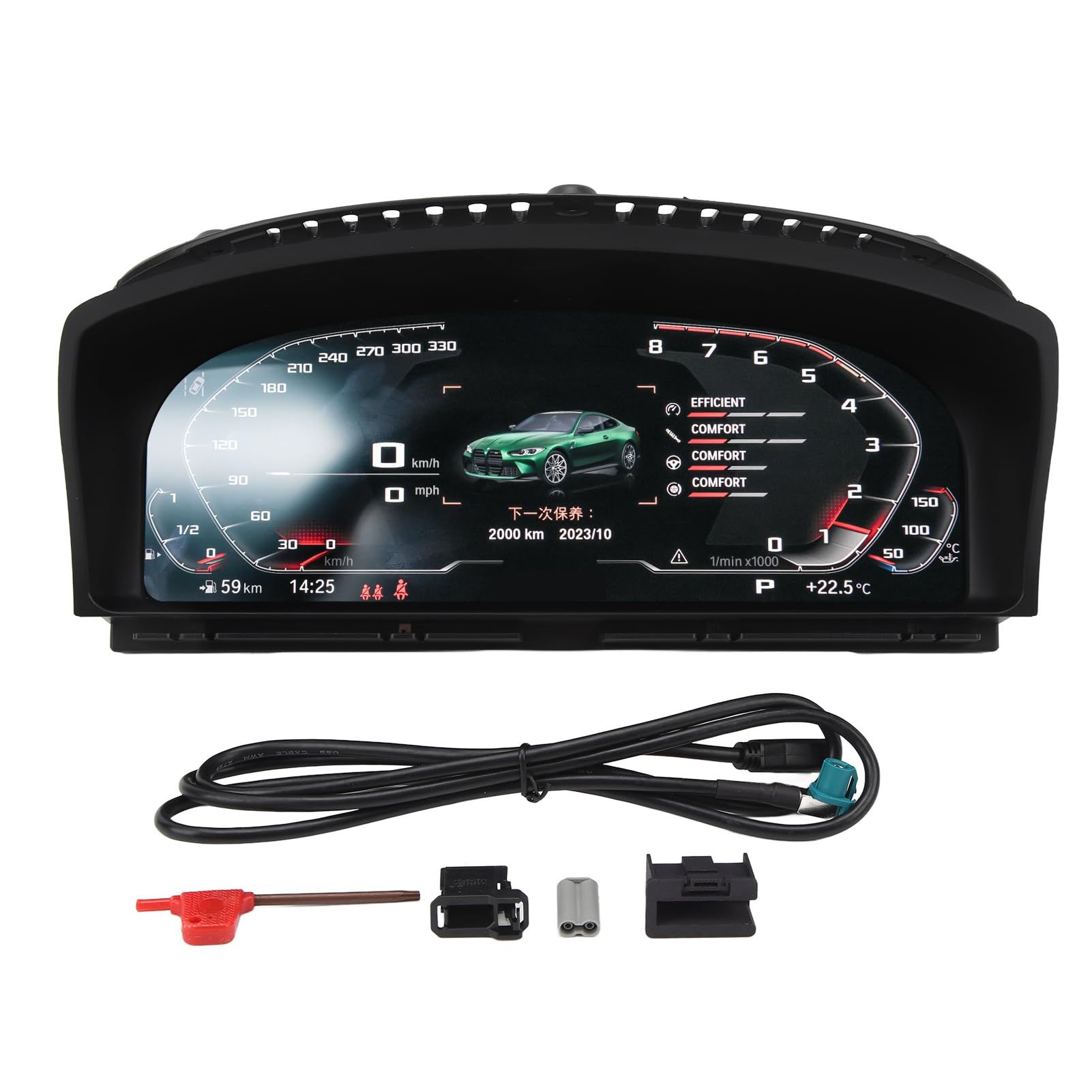Brilluxa Instrument Cluster, digitales Dashboard -Display, kompatibel mit 7er E65 E66, LCD -Tachometer -Panel Austausch Brilluxa Instrument Cluster, digitales Dashboard -Display, kompatibel mit 7er E65 E66, LCD -Tachometer -Panel Austausch von Brilluxa