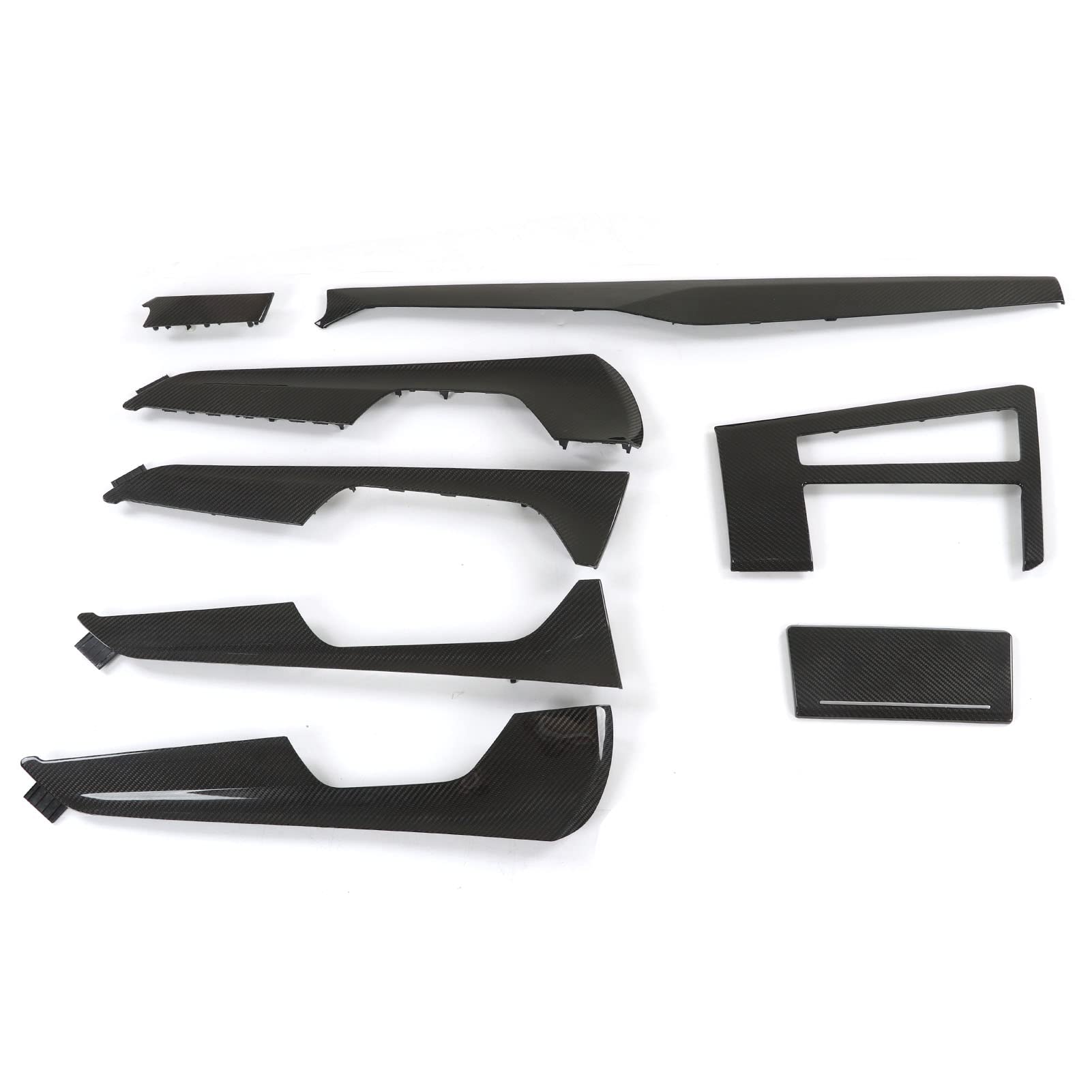 Brilluxa Interior Trim Kit, Dashboard-Tafelabdeckungssatz kompatibel mit S7 RS7 4K8 2019-2023 Kohlefaser-Innenausstattung 8pcs 8pcs Brilluxa Interior Trim Kit, Dashboard-Tafelabdeckungssatz kompatibel mit S7 RS7 4K8 2019-2023 Kohlefaser-Innenausstattung 8pcs 8pcs von Brilluxa