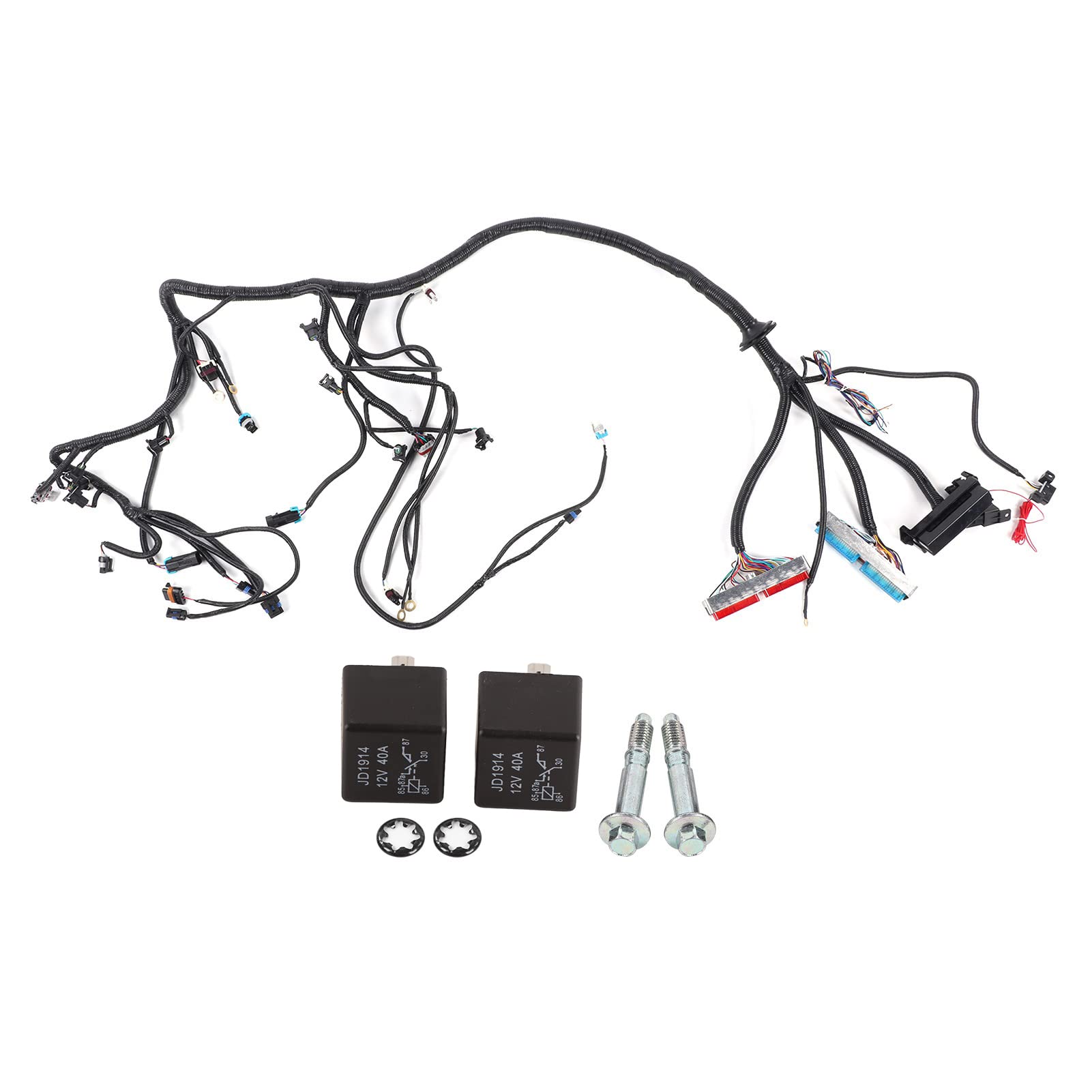 Brilluxa Kabelbaum, eigenständiges Relais-Kit, kompatibel mit DBC LS1 1997-2006, Motor-Tauschkabelbaum, LS1-Konvertierungsverdrahtungssatz von Brilluxa