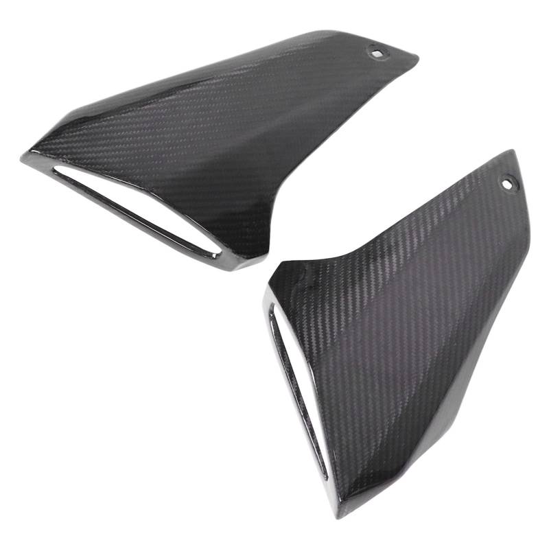 Brilluxa Kraftstofftank-Frontplatte Trim, kompatibel mit MT-09 2013-2016, 3K Carbon Faseransaugrohr-Schutzaufkleber-Ersatz von Brilluxa