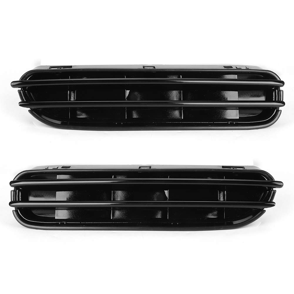 Brilluxa Kühlerlüftungsöffnungen, Seitenluftabdeckungen, kompatibel mit E60 E61 M5 2006–2010 Hochglänzende schwarze Seitenkotflügel -Entlüftungsersatz 2PCs Brilluxa Kühlerlüftungsöffnungen, Seitenluftabdeckungen, kompatibel mit E60 E61 M5 2006–2010 Hochglänzende schwarze Seitenkotflügel -Entlüftungsersatz 2PCs von Brilluxa
