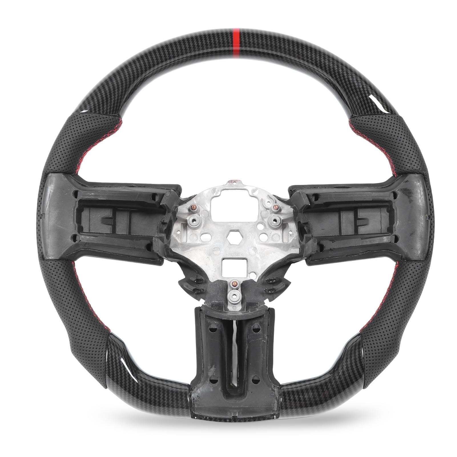 Brilluxa Lenkrad, Kohlefaser -Griffrad kompatibel mit 2010 bis 2014, Flat Sport Perforated Lederlenker Ersatz Brilluxa Lenkrad, Kohlefaser -Griffrad kompatibel mit 2010 bis 2014, Flat Sport Perforated Lederlenker Ersatz von Brilluxa