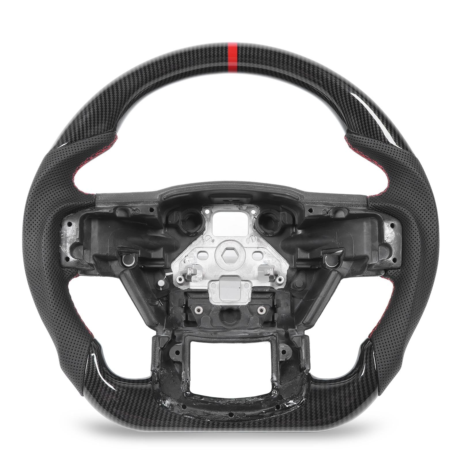 Brilluxa Lenkrad, Kohlefaser -Grip -Rad kompatibel mit Modellen ohne Paddellöcher, perforiertes Lederlenkrampfradersatz Brilluxa Lenkrad, Kohlefaser -Grip -Rad kompatibel mit Modellen ohne Paddellöcher, perforiertes Lederlenkrampfradersatz von Brilluxa